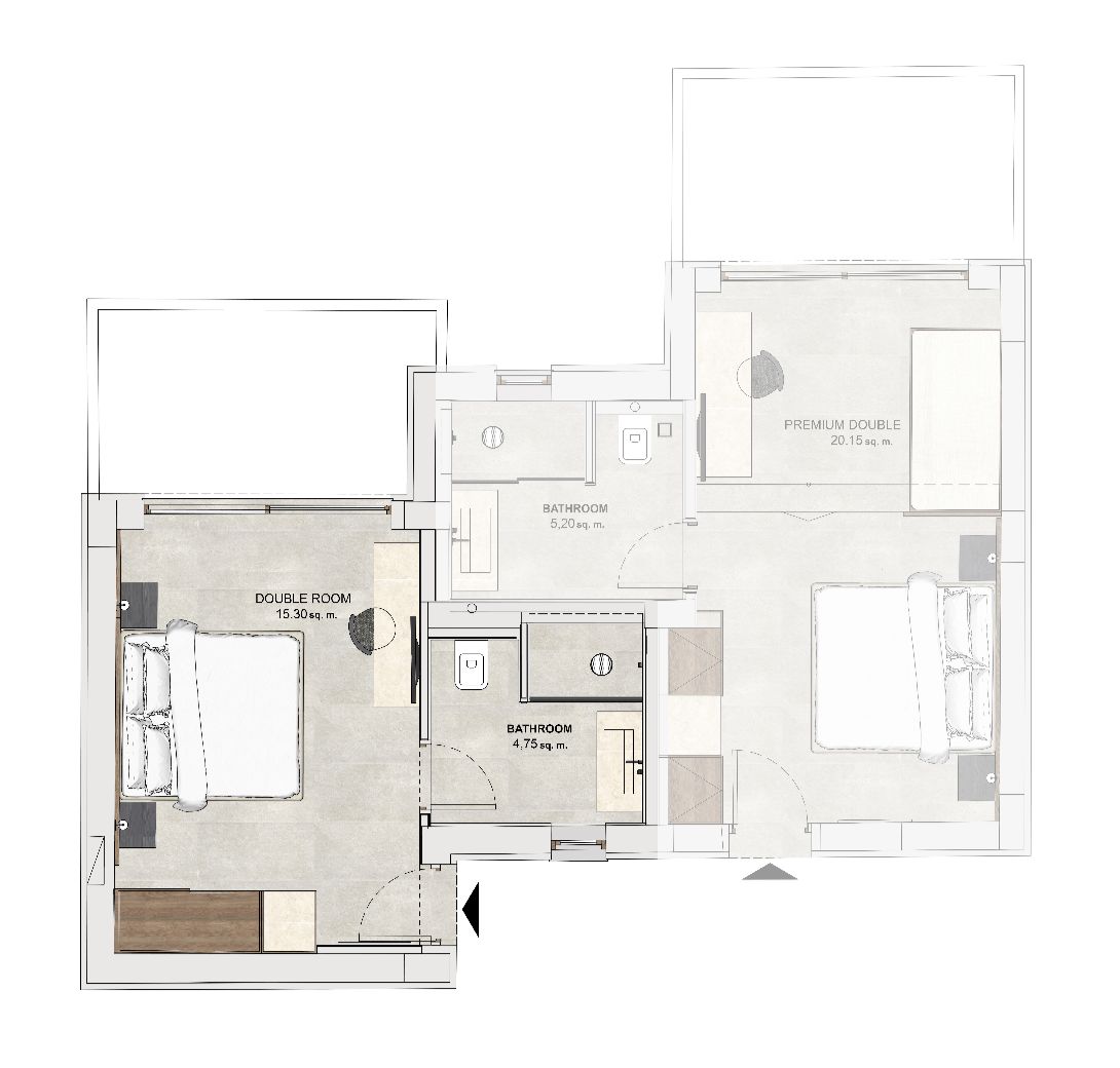 Double Room top view B