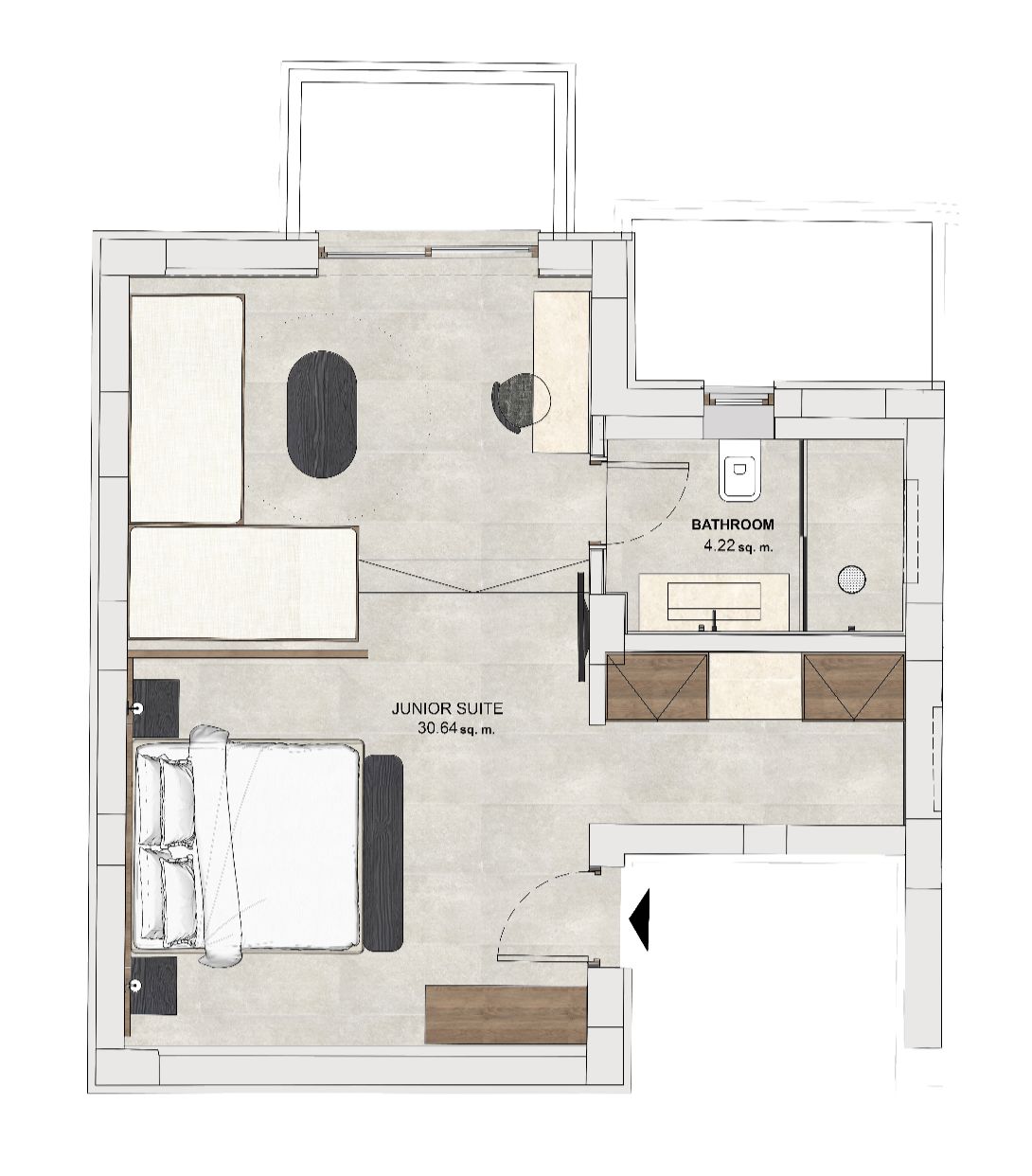 JUNIOR-SUITE top view B